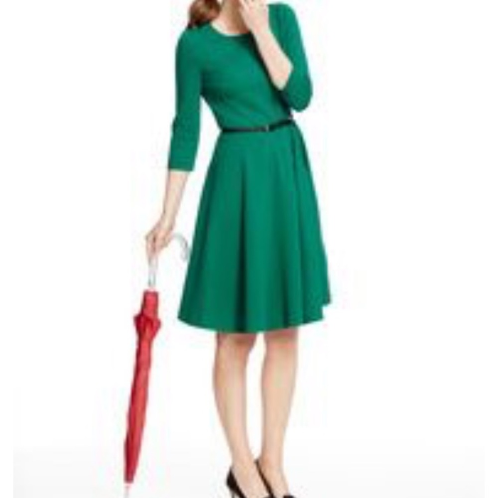 LuLaRoe Emerald Green Nicole (?) Dress